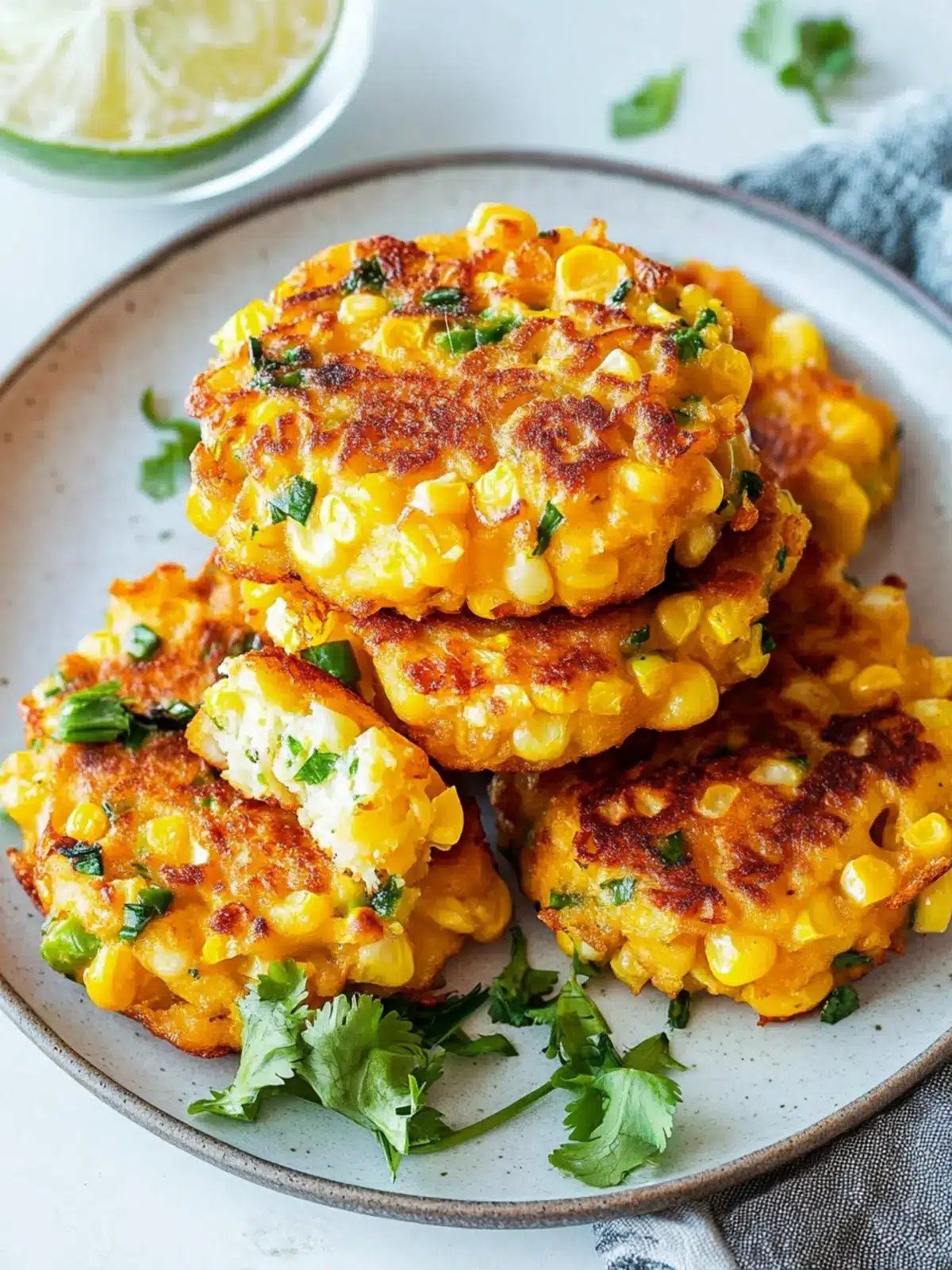 Cheesy Corn Fritters That Will Brighten Your Dinner Table 3 Cheesy Corn Fritters