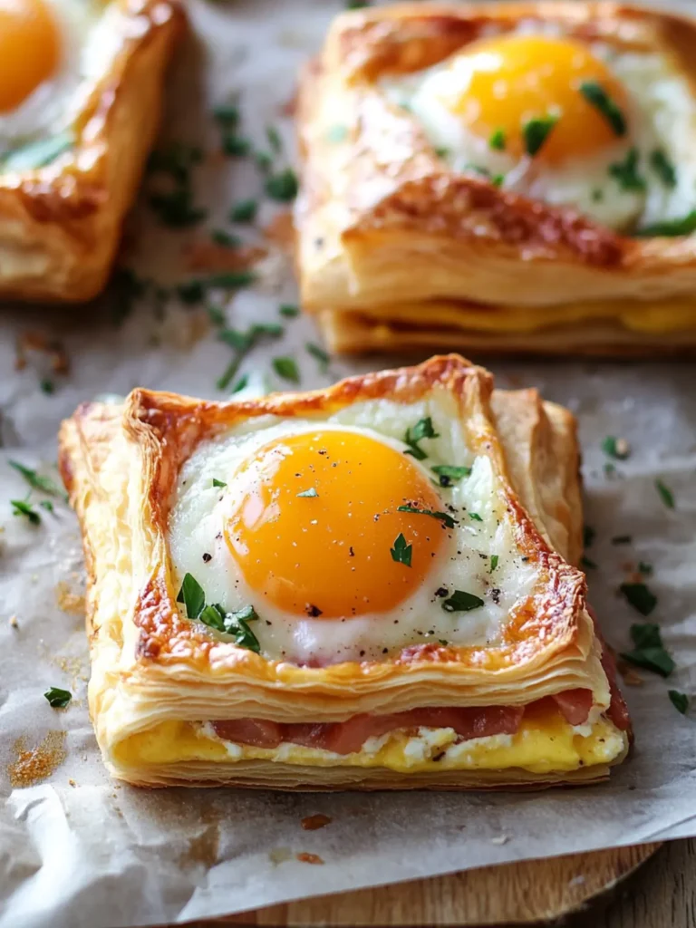 Puff Pastry Croque Madame
