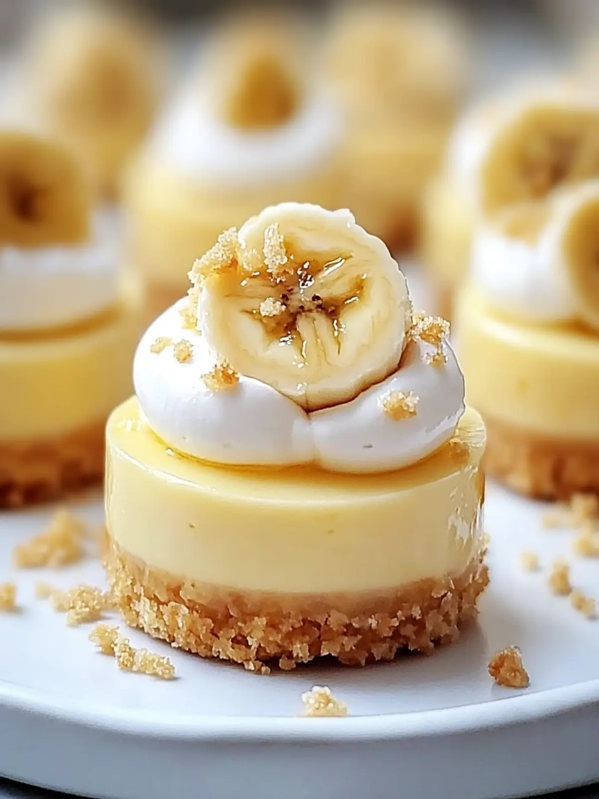 Mini Banana Pudding Cheesecakes