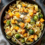 Brussels Sprouts and Butternut Squash Pasta for Cozy Nights 4 Brussels Sprouts and Butternut Squash Pasta