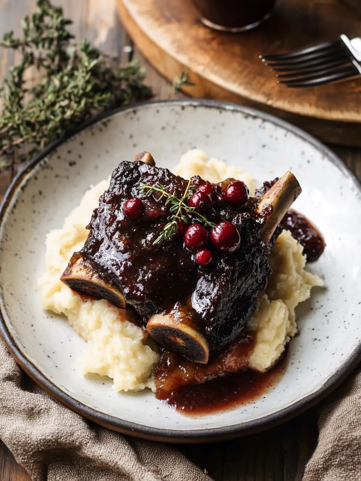 Red Wine Cranberry Braised Short Ribs: Tender, Flavor-Packed Bliss 5 Red Wine Cranberry Braised Short Ribs
