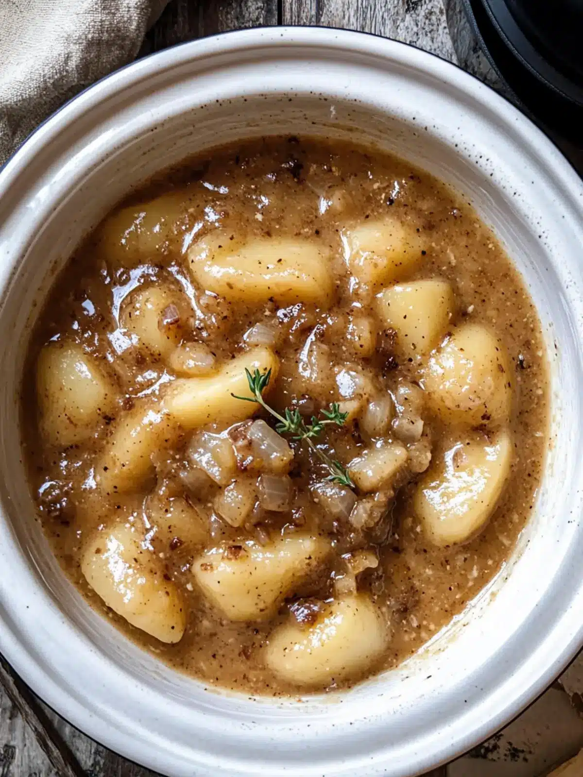 Poor Man's Potato and Onion Gravy for Cozy Comfort Cooking 4 Poor Man's Potato and Onion Gravy