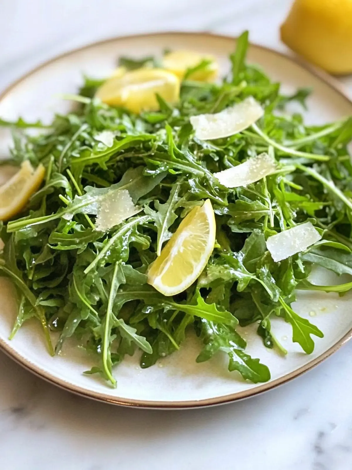Arugula Salad with Lemon Vinaigrette