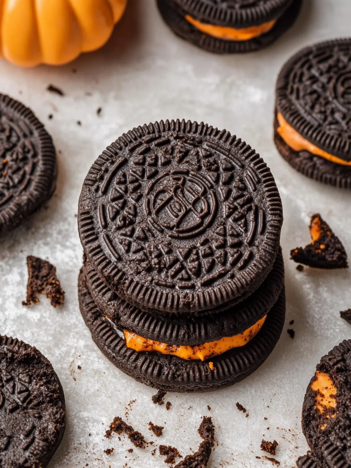 Halloween Oreo Chocolate Cookies
