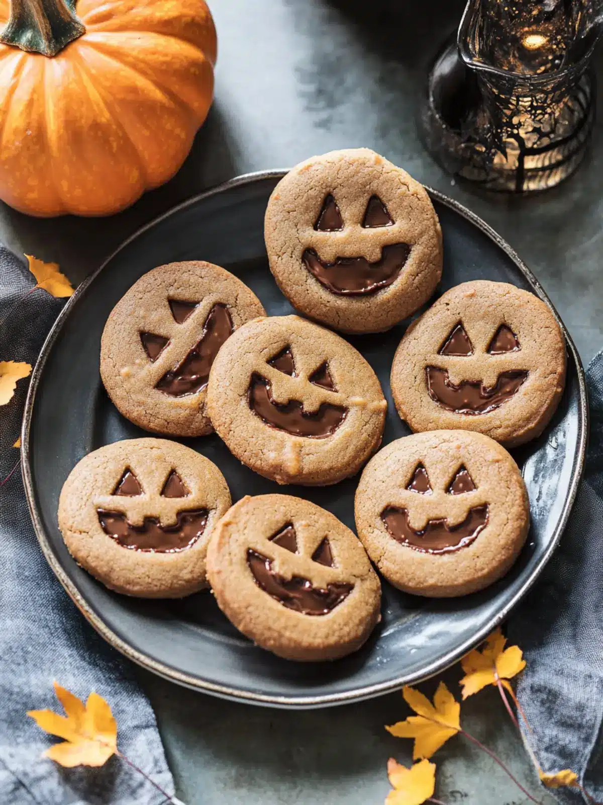 Milk Chocolate Stuffed Jack-O’-Lantern Cookies You’ll Love 3 Milk Chocolate Stuffed Jack-O’-Lantern Cookies