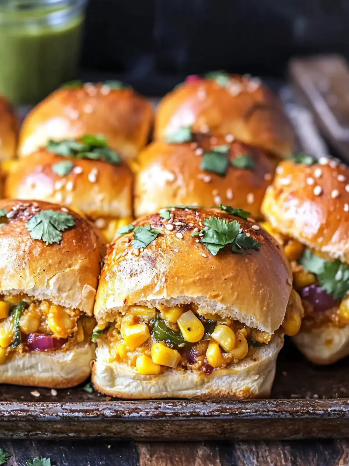 Delicious Mexican Paneer & Corn Sliders for Game Night Fun 3 Mexican Paneer & Corn Sliders