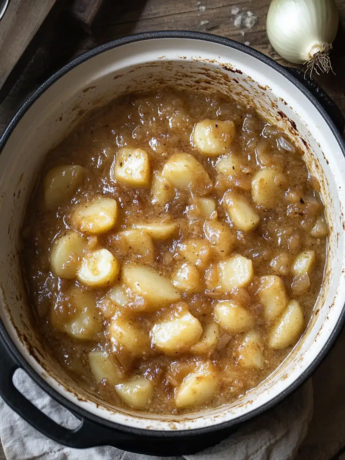 Poor Man's Potato and Onion Gravy for Cozy Comfort Cooking 5 Poor Man's Potato and Onion Gravy