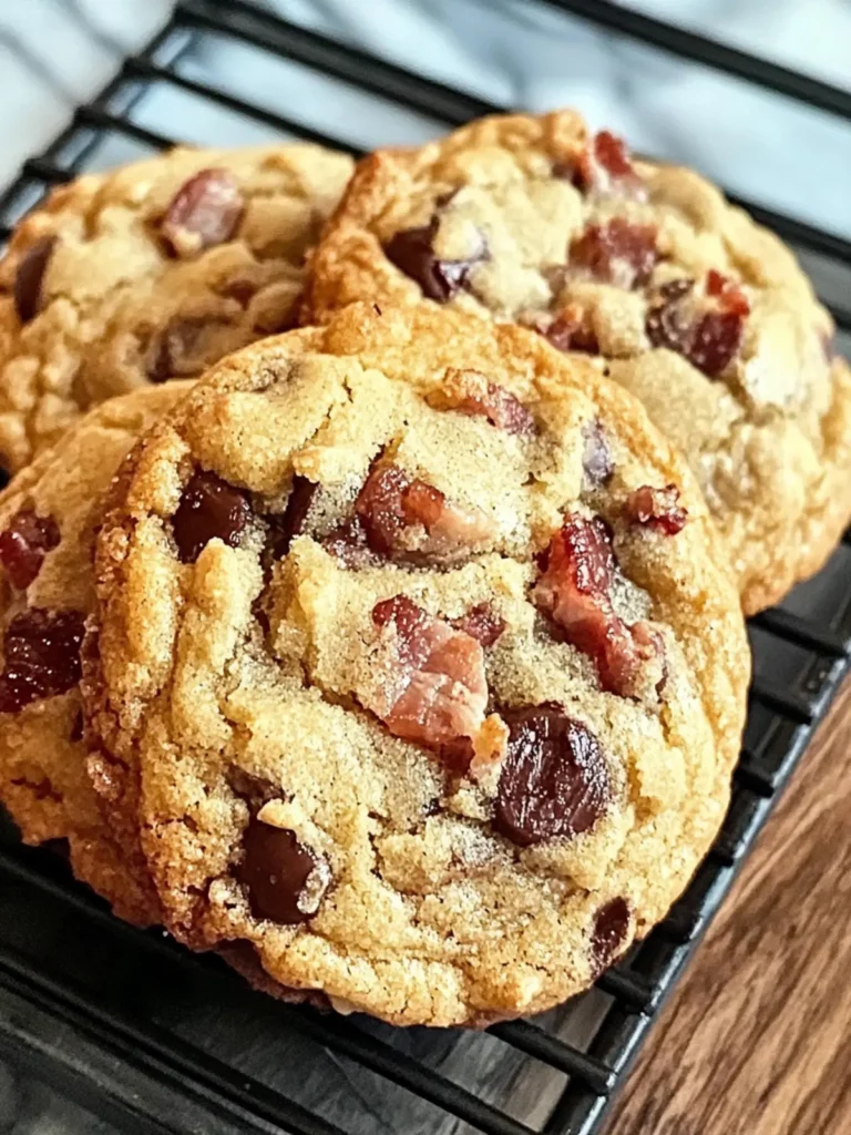 Browned Butter Bacon Chocolate Chip Cookies