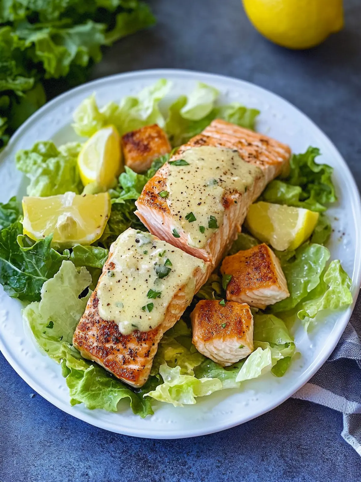 Roasted Salmon Caesar Bliss: Easy Flavor in Every Bite 3 Roasted Salmon Caesar