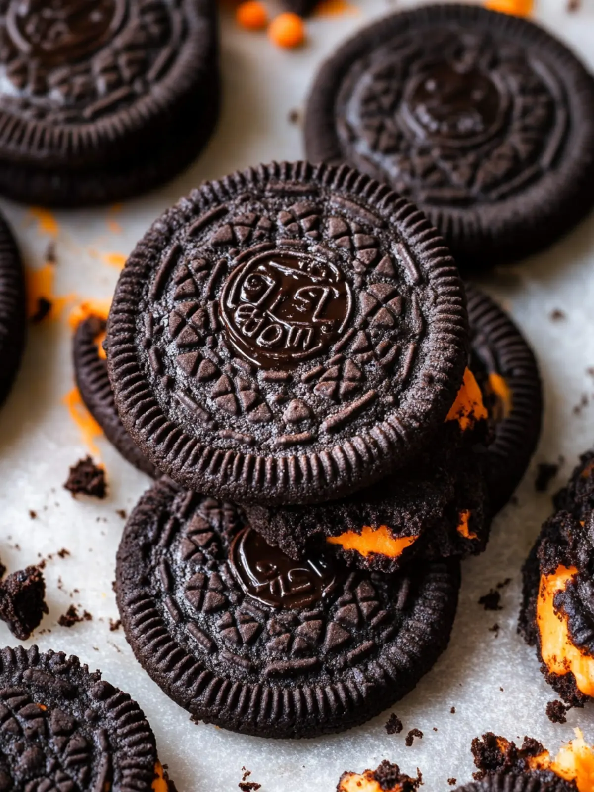 Halloween Oreo Chocolate Cookies