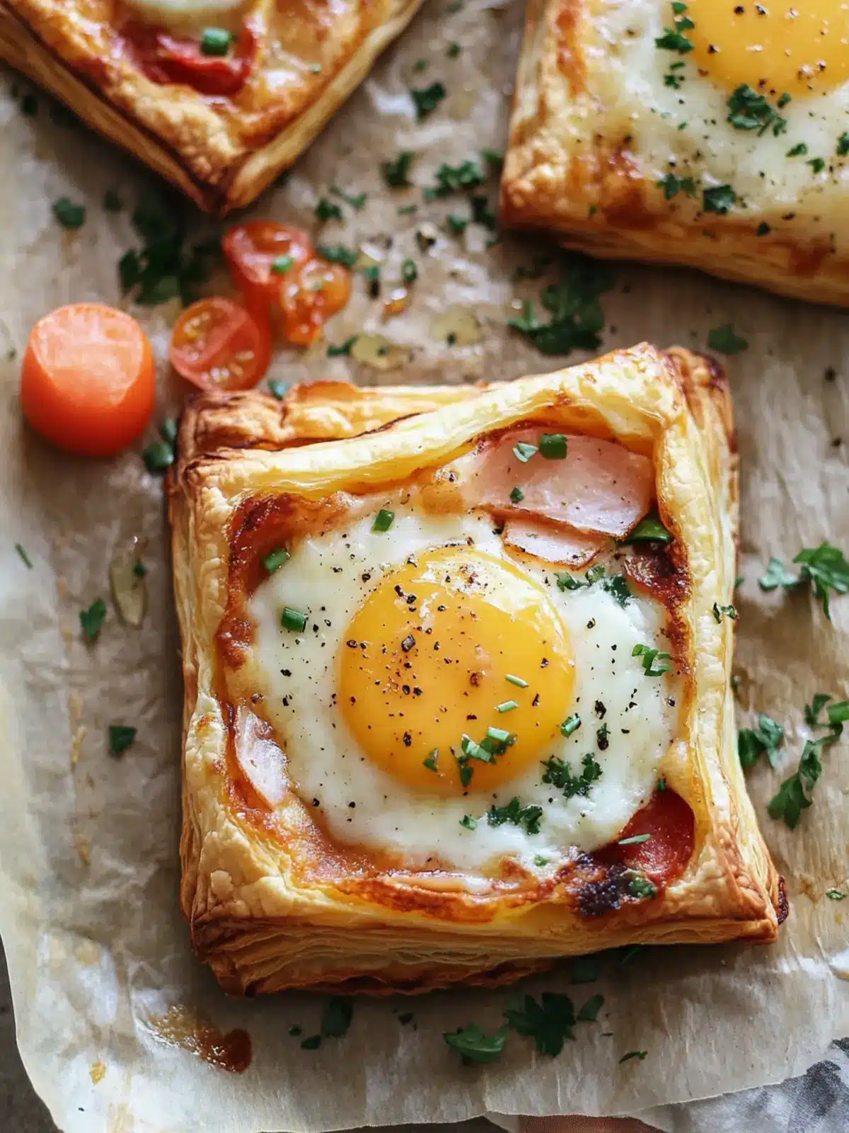 Puff Pastry Croque Madame