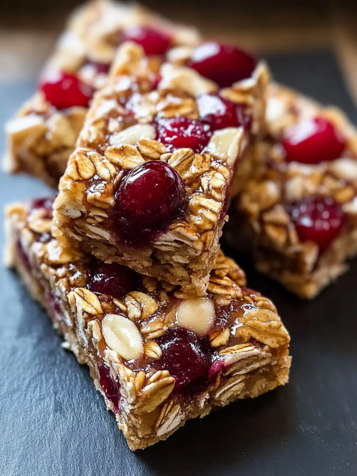 Nutty Cranberry Granola Bars for a Boost of Energy 4 Cranberry Nut Granola Bars