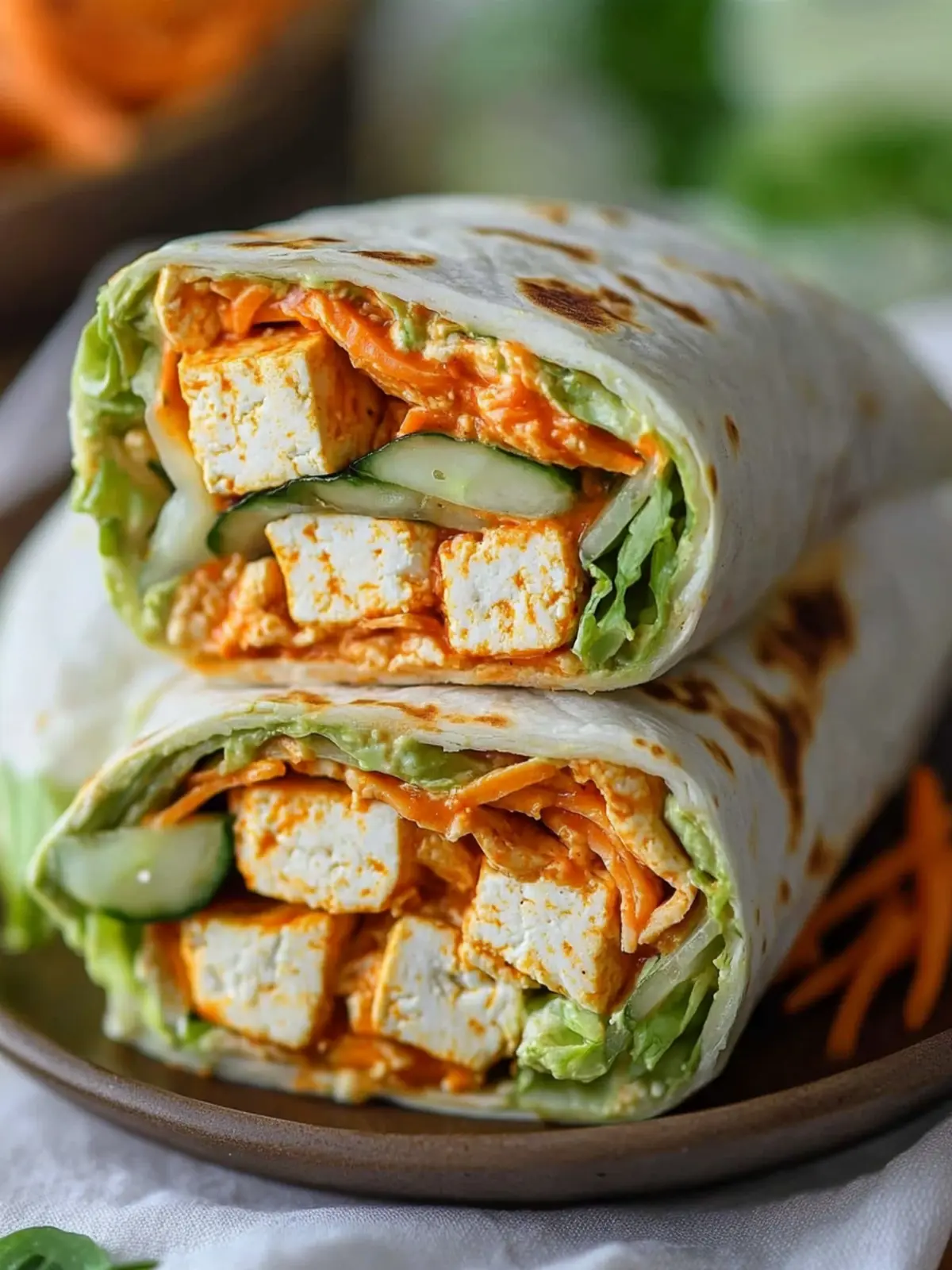 Spicy Buffalo Tofu Wraps for Ultimate Flavor Adventure 4 Buffalo Tofu Wrap