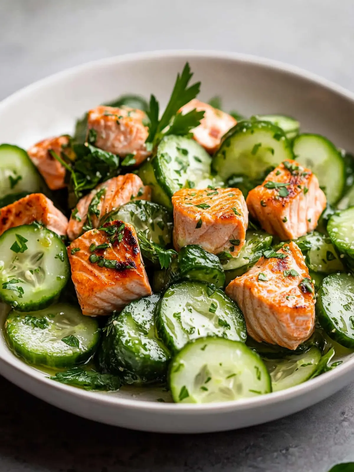 Simple Salmon Cucumber Salad That Brightens Your Table 4 Simple Salmon Cucumber Salad