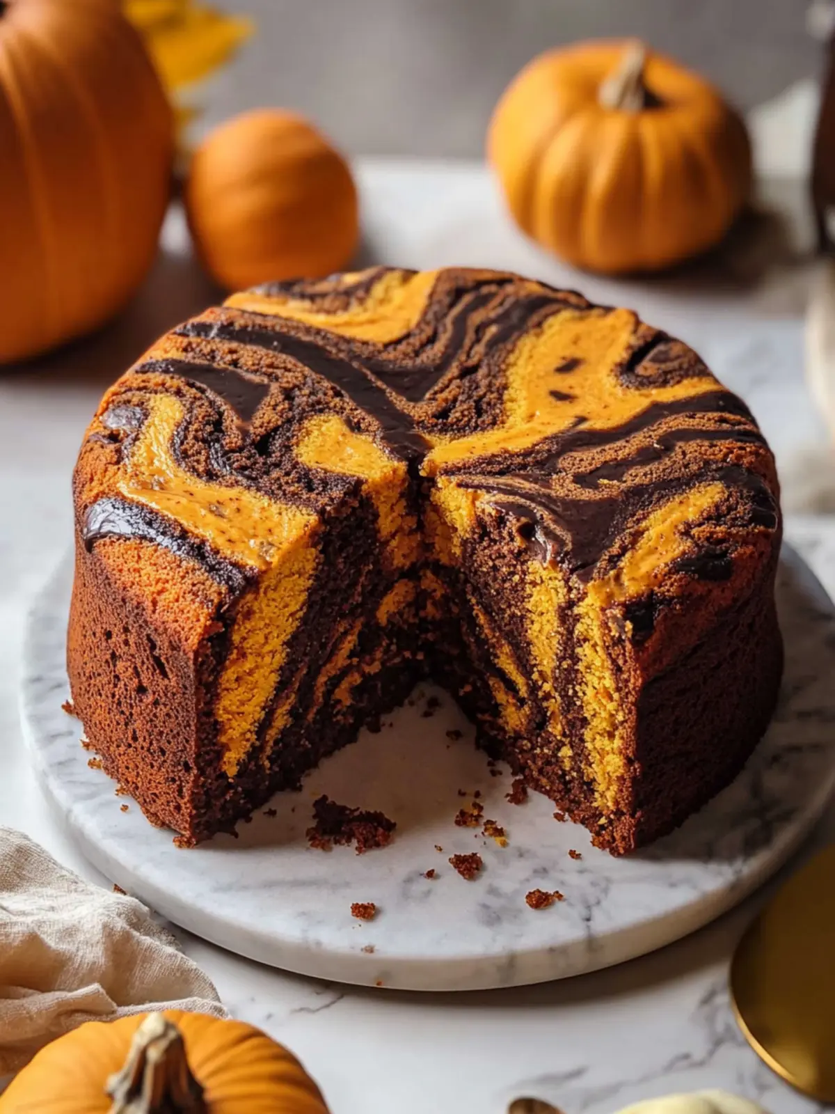 Vegan Pumpkin Marble Cake That Will Wow Your Taste Buds 4 Pumpkin Marble Cake