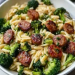 Sausage Broccoli Orzo