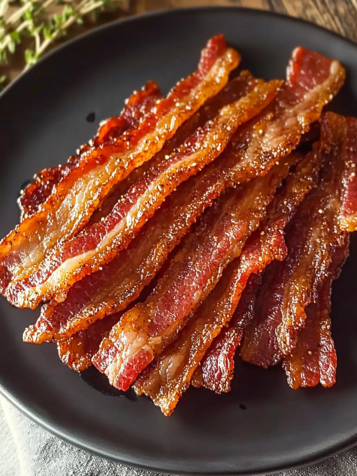 Billionaire Bacon: Sweet & Spicy Bliss for Your Brunch Table 2 Billionaire Bacon