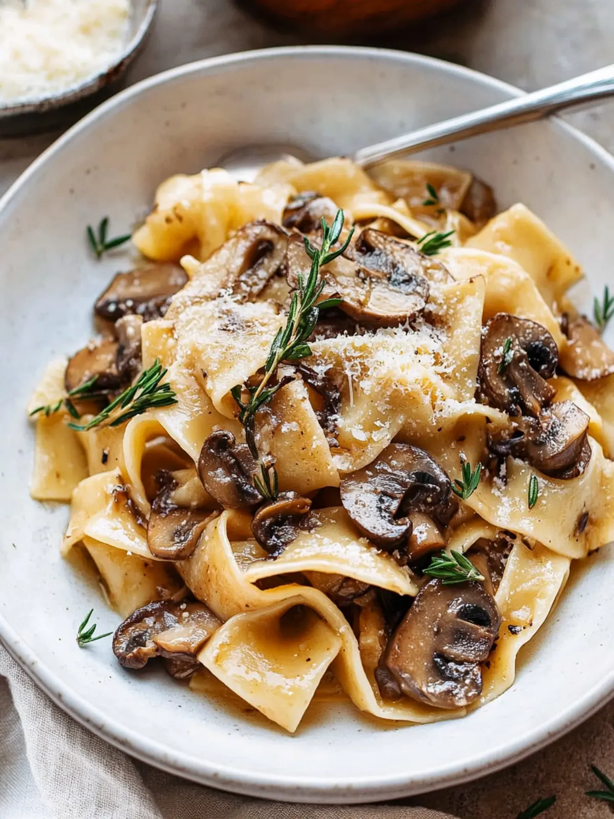 Portobello Mushroom Pappardelle