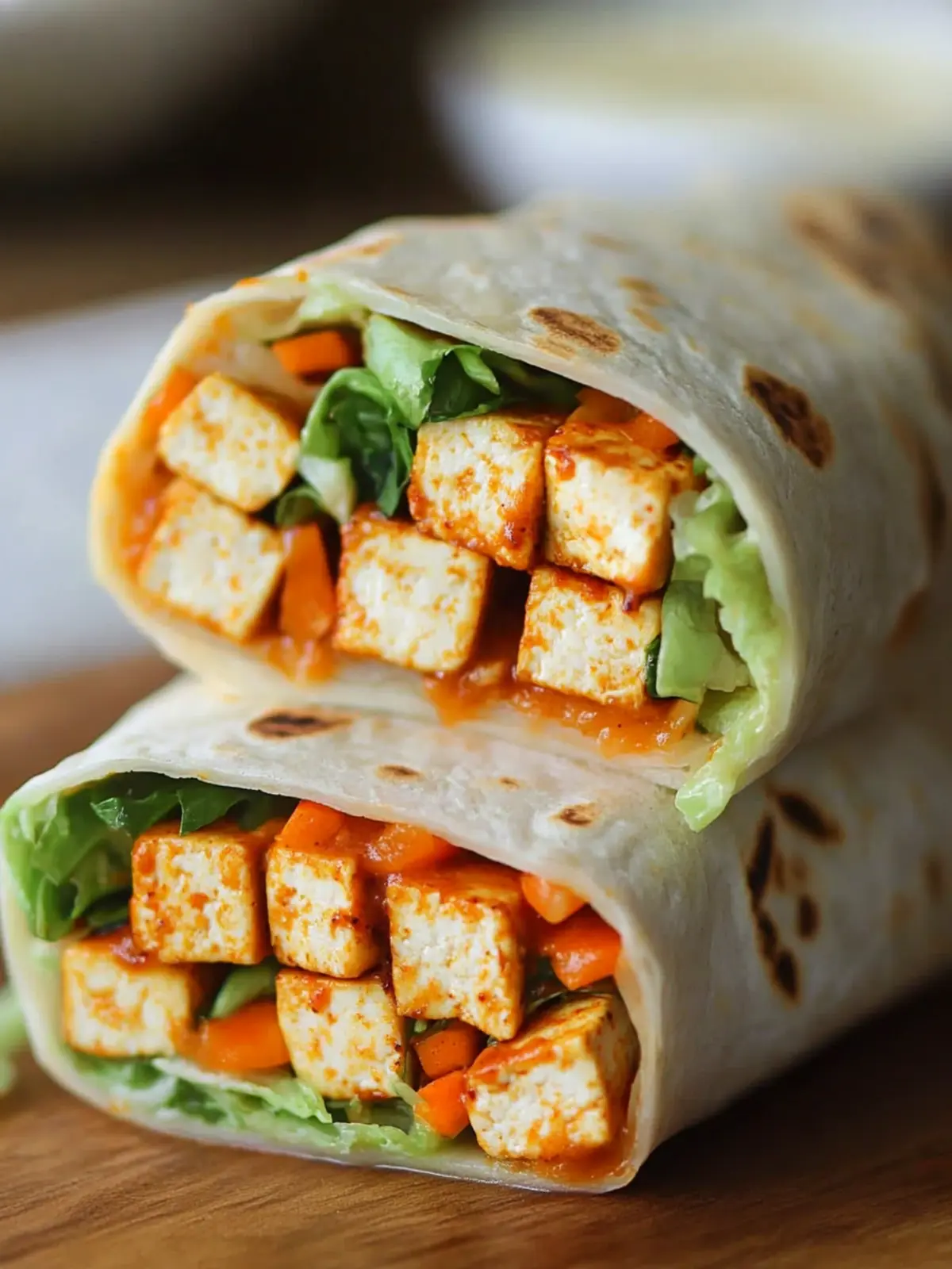 Spicy Buffalo Tofu Wraps for Ultimate Flavor Adventure 5 Buffalo Tofu Wrap