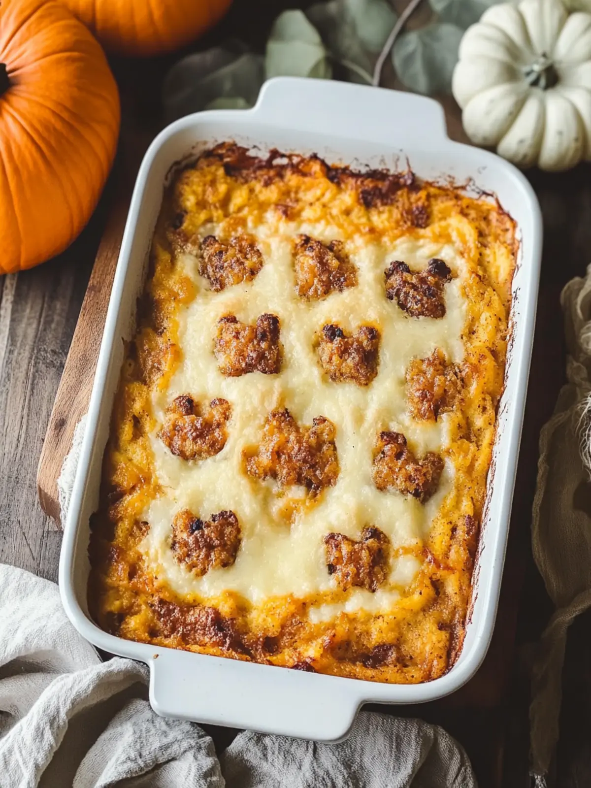 Spooky Pumpkin Breakfast Casserole to Delight Your Mornings 2 Spooky Pumpkin Breakfast Casserole