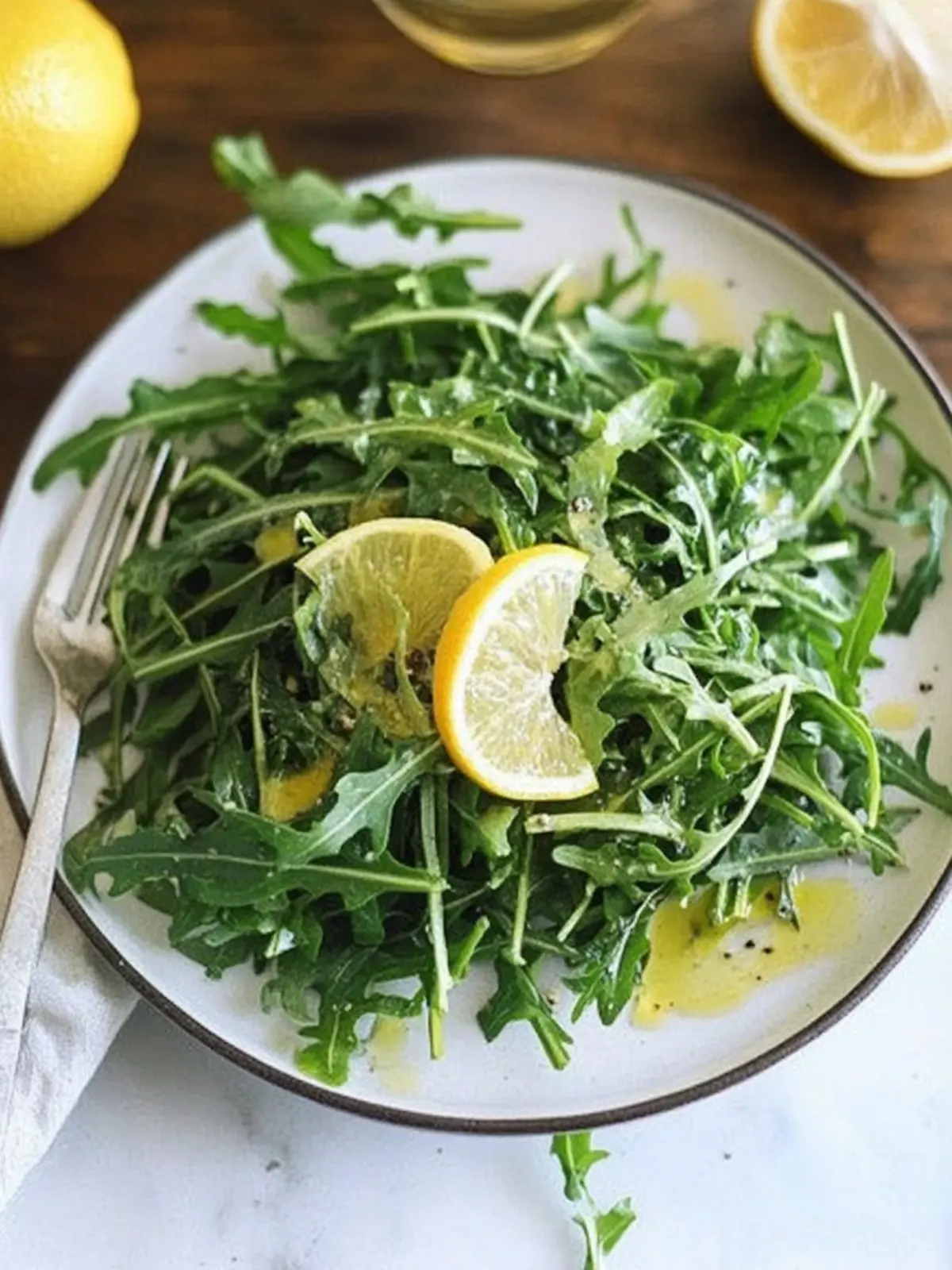 Arugula Salad with Lemon Vinaigrette