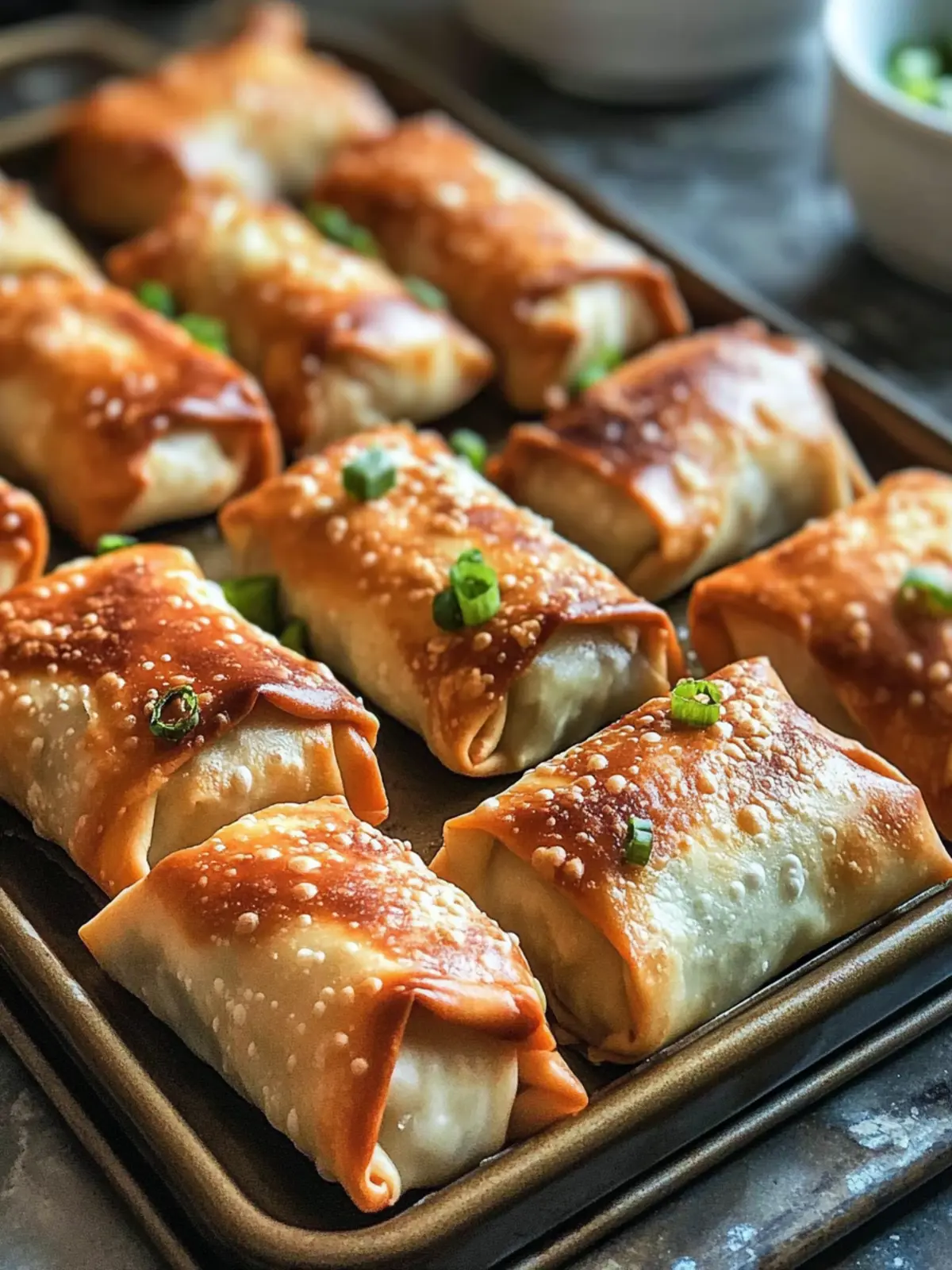 Sheet Pan Baked Egg Rolls