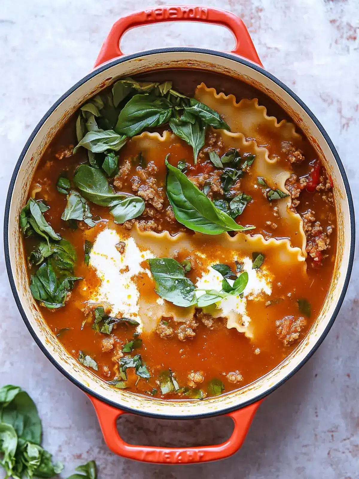 Easy One Pot Lasagna Soup A Delicious Gluten Free Delight Easy One Pot Lasagna Soup A Delicious Gluten Free Delight