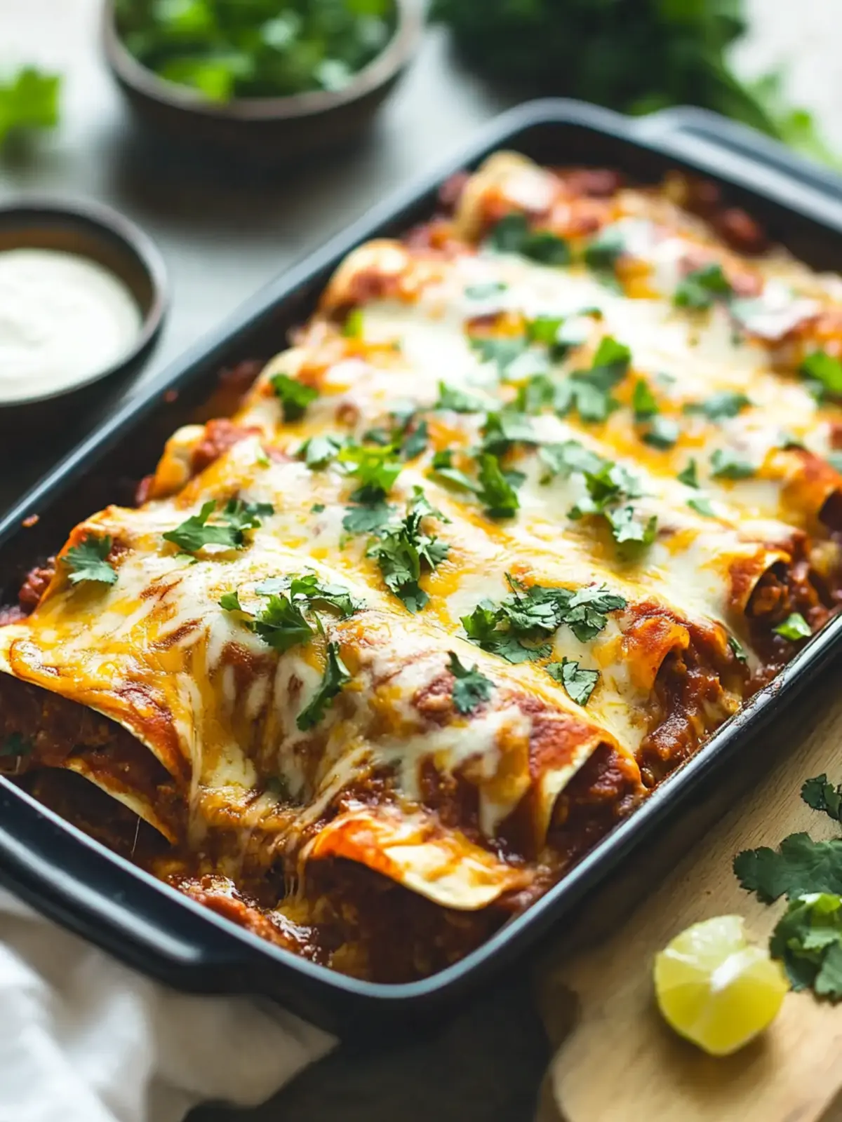 Savory Shredded Beef Enchiladas with Smoky Ancho Sauce 5 Shredded Beef Enchiladas