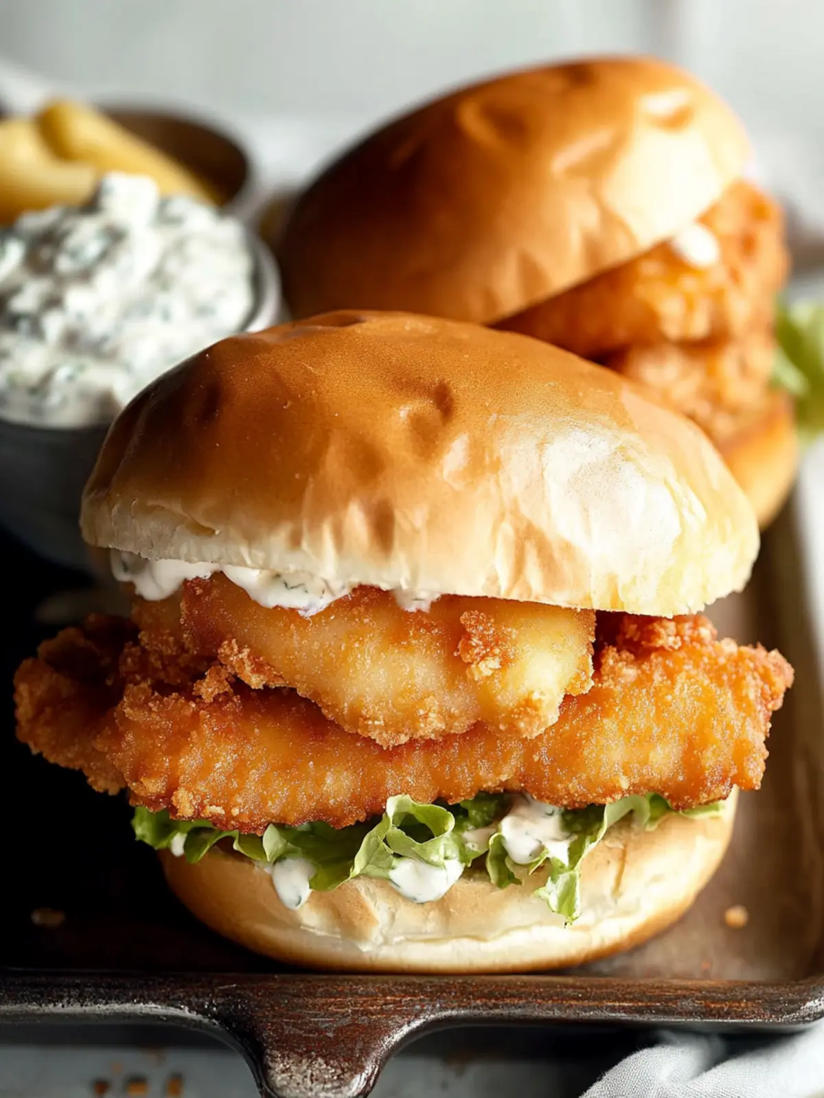 Crispy Fried Cod Fish Sandwiches You’ll Crave Every Time 3 Fried Cod Fish Sandwich